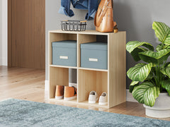 Diamond Furniture - Ashley Furniture - Piperton Four Cube Organizer - Four Cube Organizer / Charcoal - EA5514-2X2