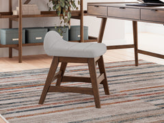 Diamond Furniture - Ashley Furniture - Lyncott Desk Chair - Home Office Desk Chair (1/CN) / Light Gray/Brown - H615-01