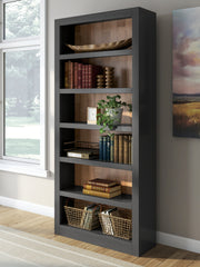 Diamond Furniture - Ashley Furniture - Wildenauer Bookcase - Bookcase / Brown/Black - H664-70
