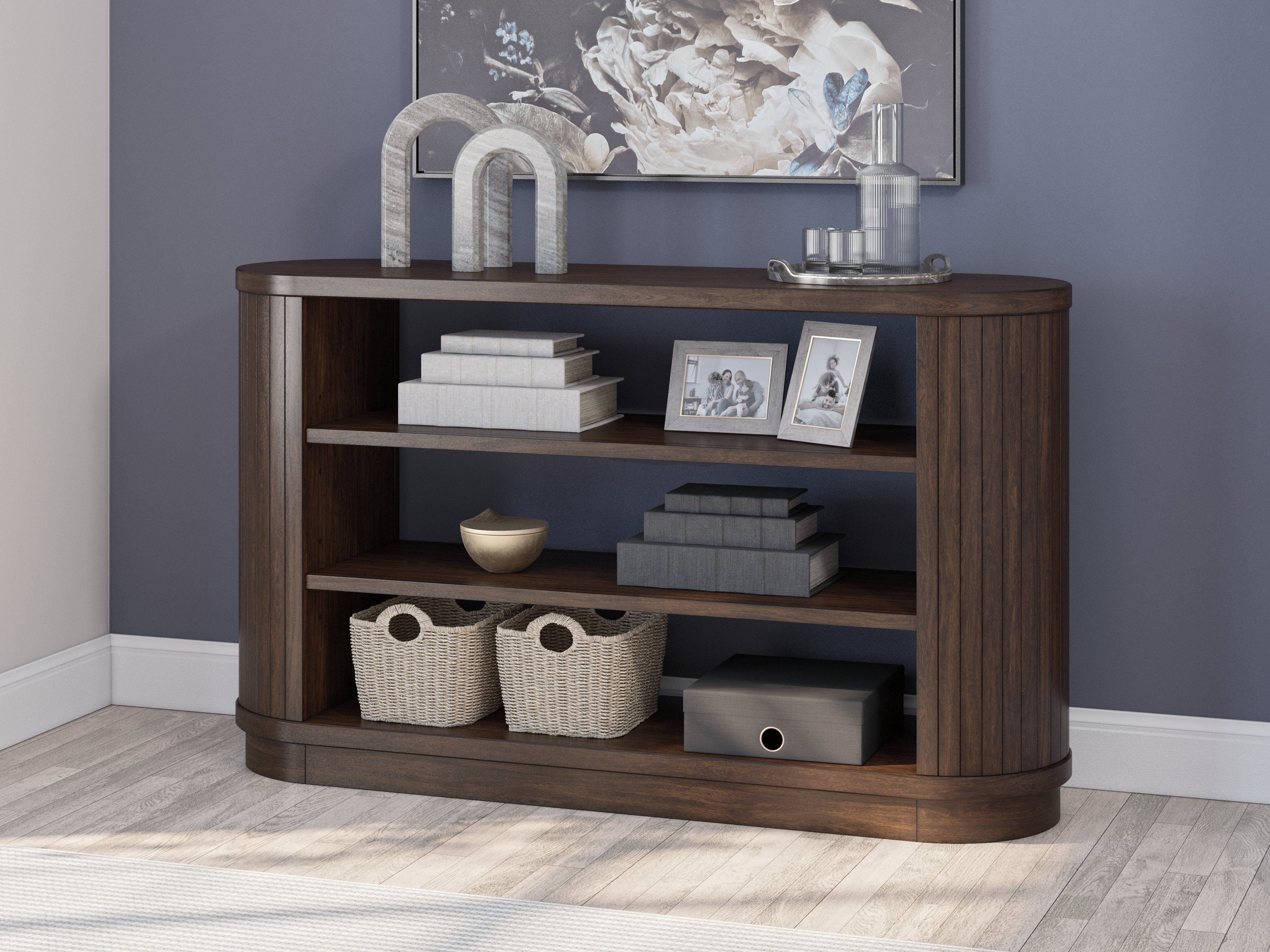 Diamond Furniture - Ashley Furniture - Korestone 60" Credenza - Credenza / Warm Brown - H687-46