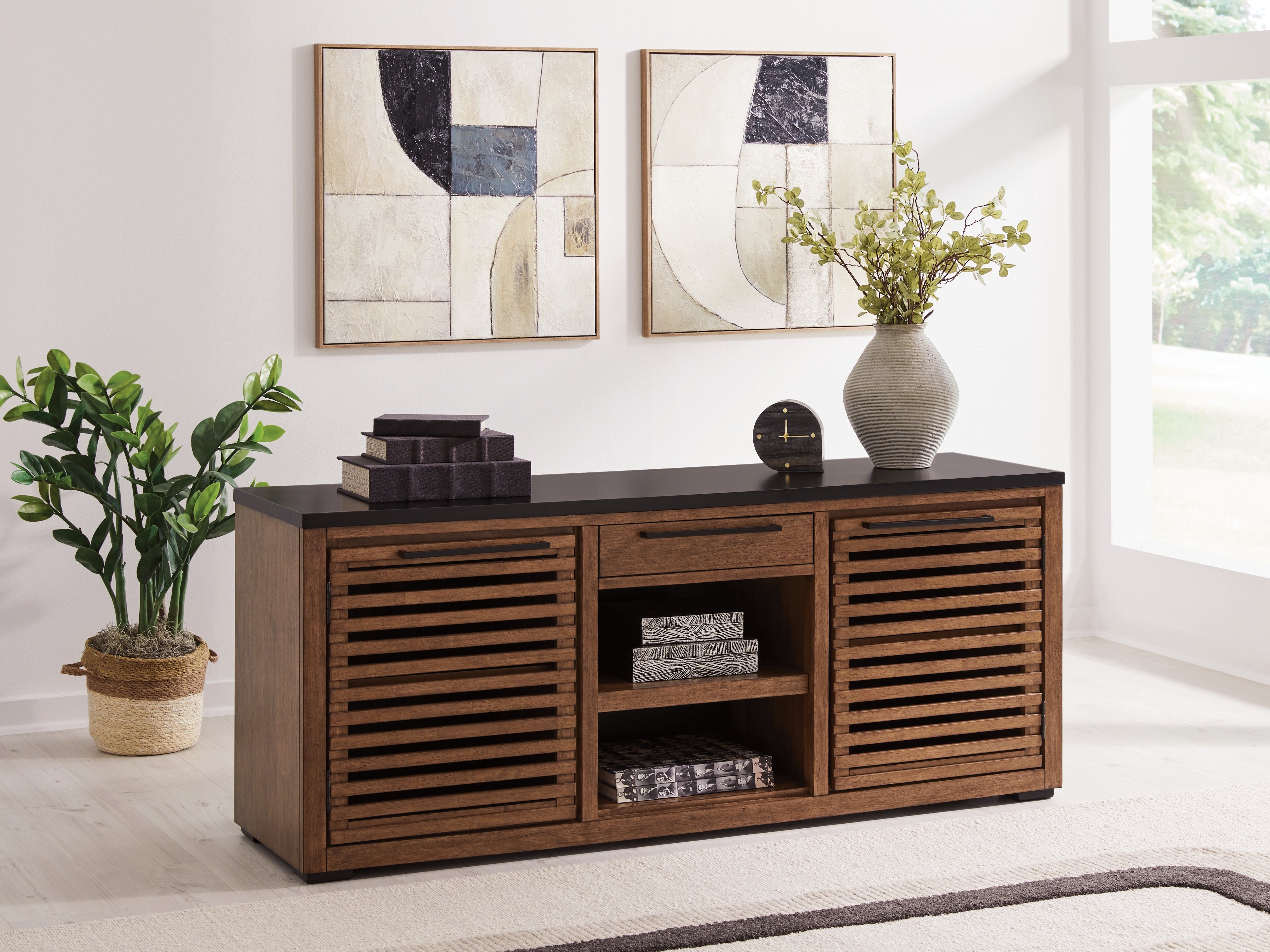 Diamond Furniture - Ashley Furniture - Kallari Credenza - Credenza - H737-60