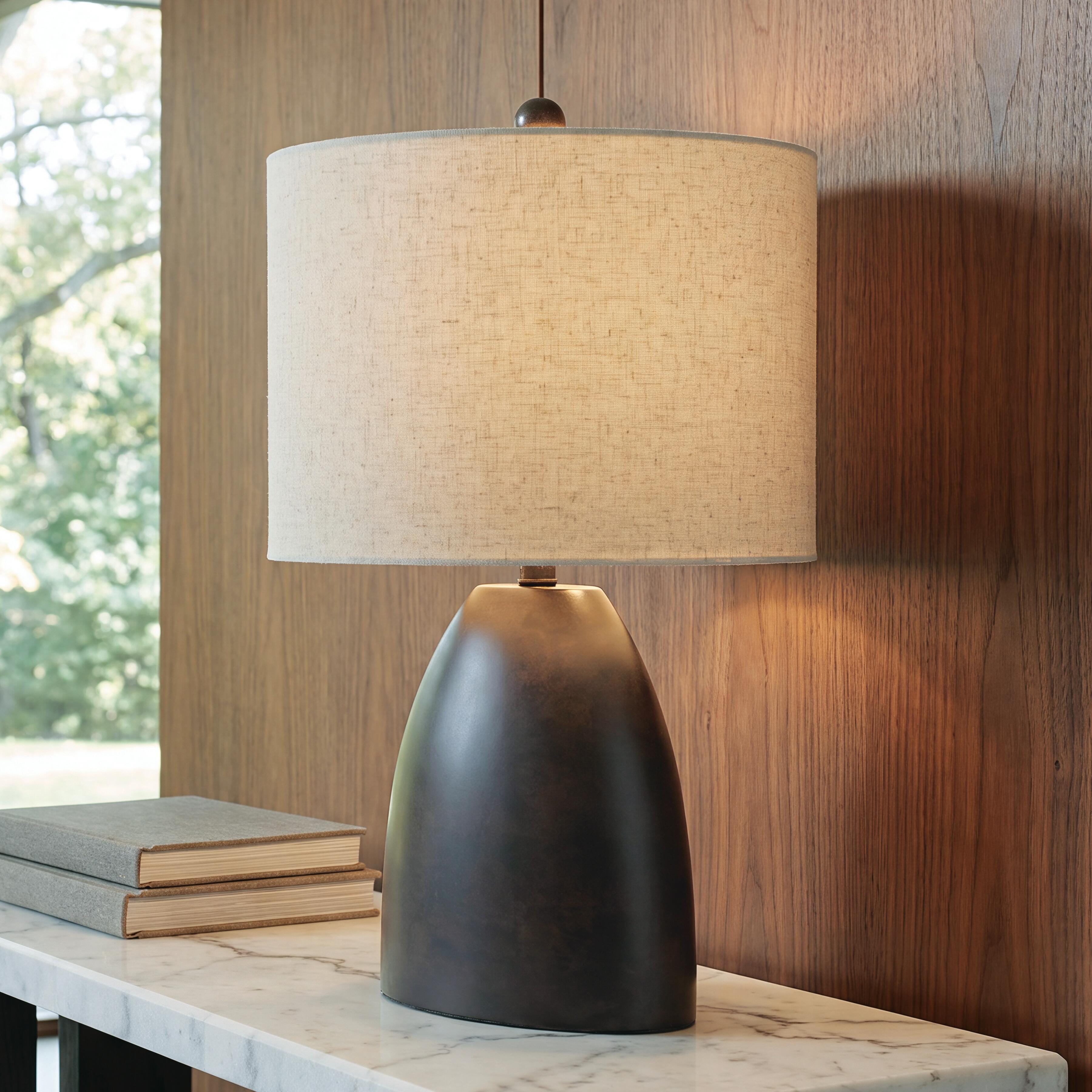 Diamond Furniture - Ashley Furniture - Sethmore Table Lamp - Terracotta Table Lamp (1/CN) - L101024