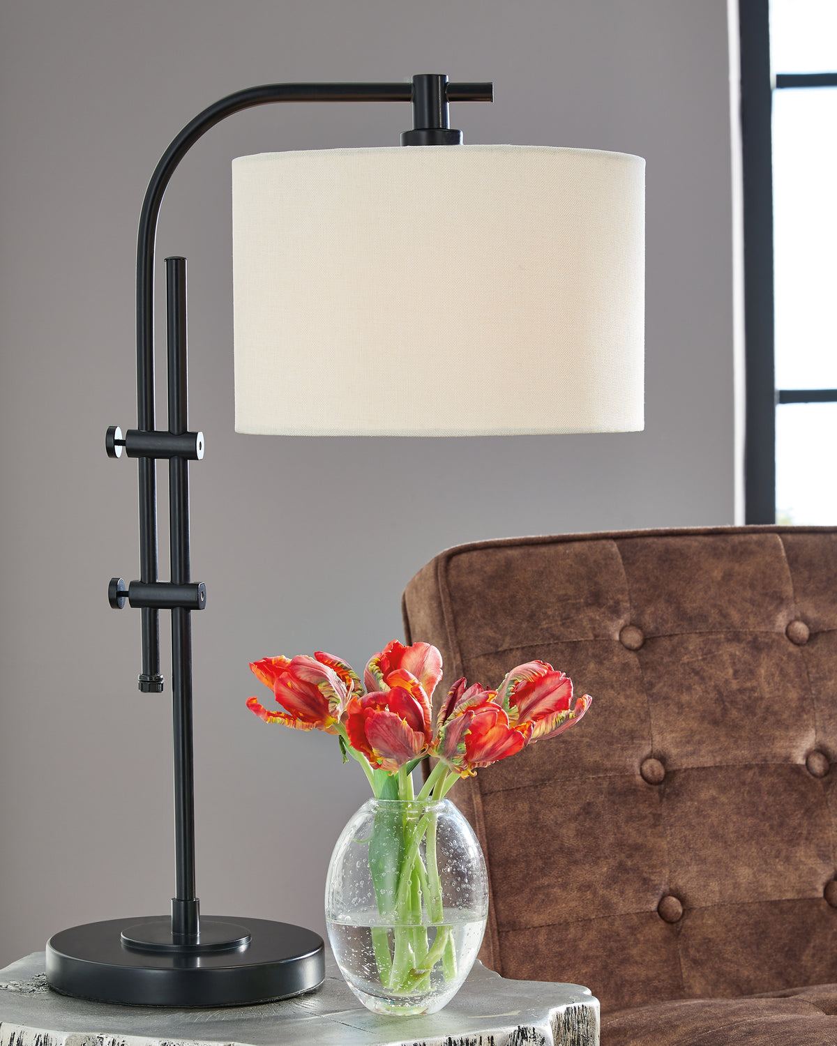 Diamond Furniture - Ashley Furniture - Baronvale Lighting - Accent Lamp (Set of 2) / Black - L206043X2