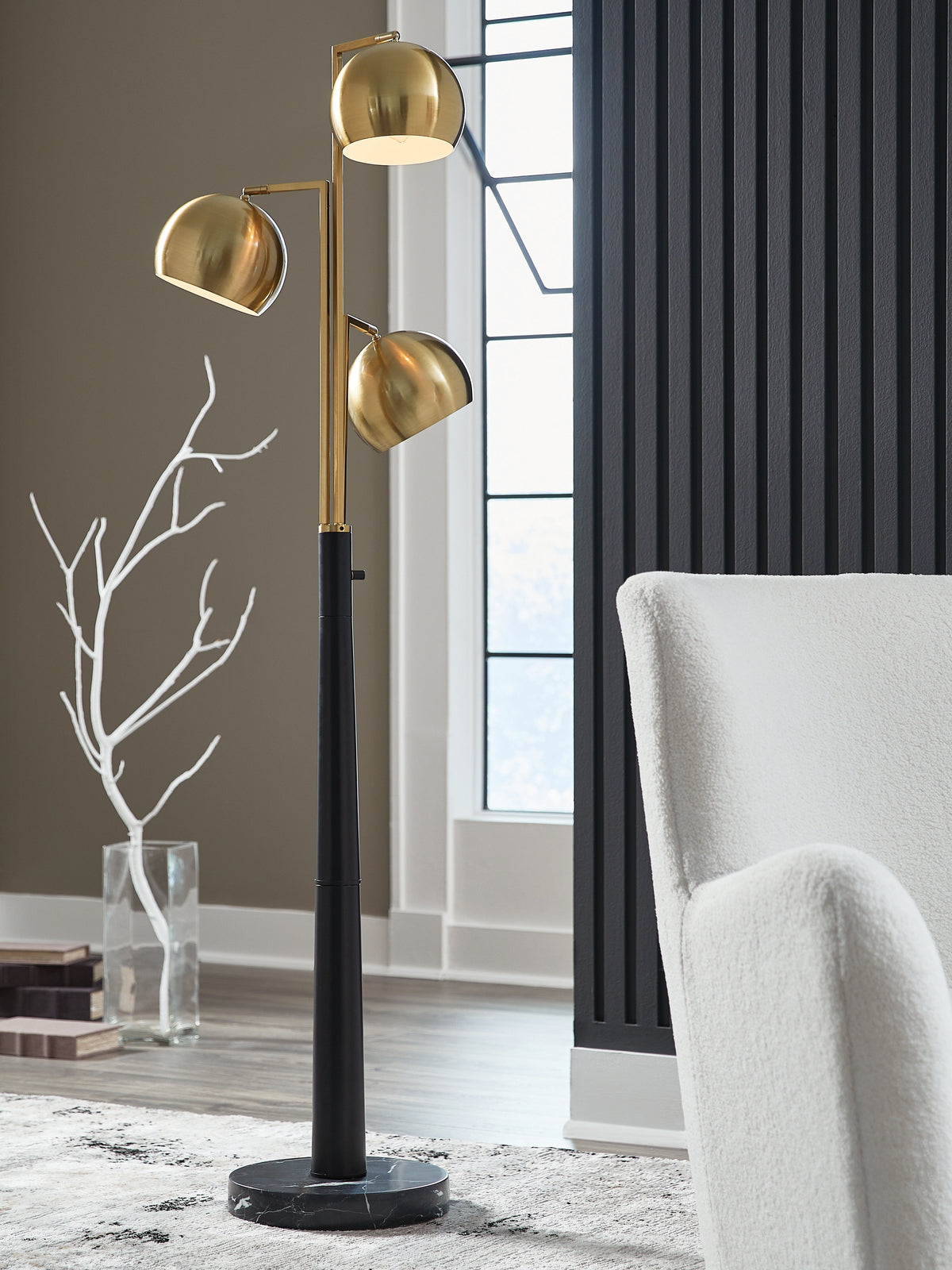 Diamond Furniture - Ashley Furniture - Sorcha Floor Lamp - Metal Floor Lamp (1/CN) - L206111