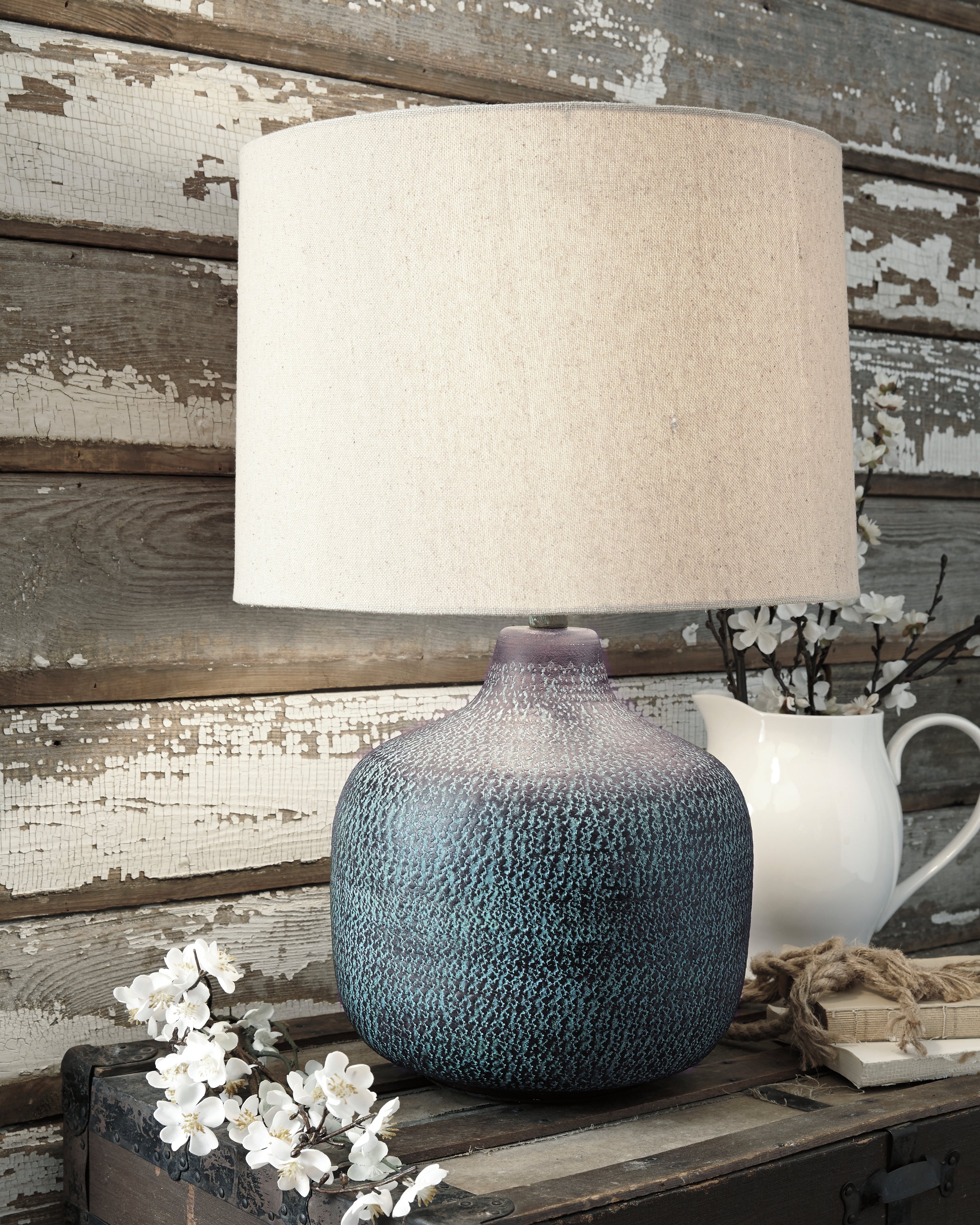 Diamond Furniture - Ashley Furniture - Malthace Lighting - Table Lamp (Set of 2) / Patina - L207304X2