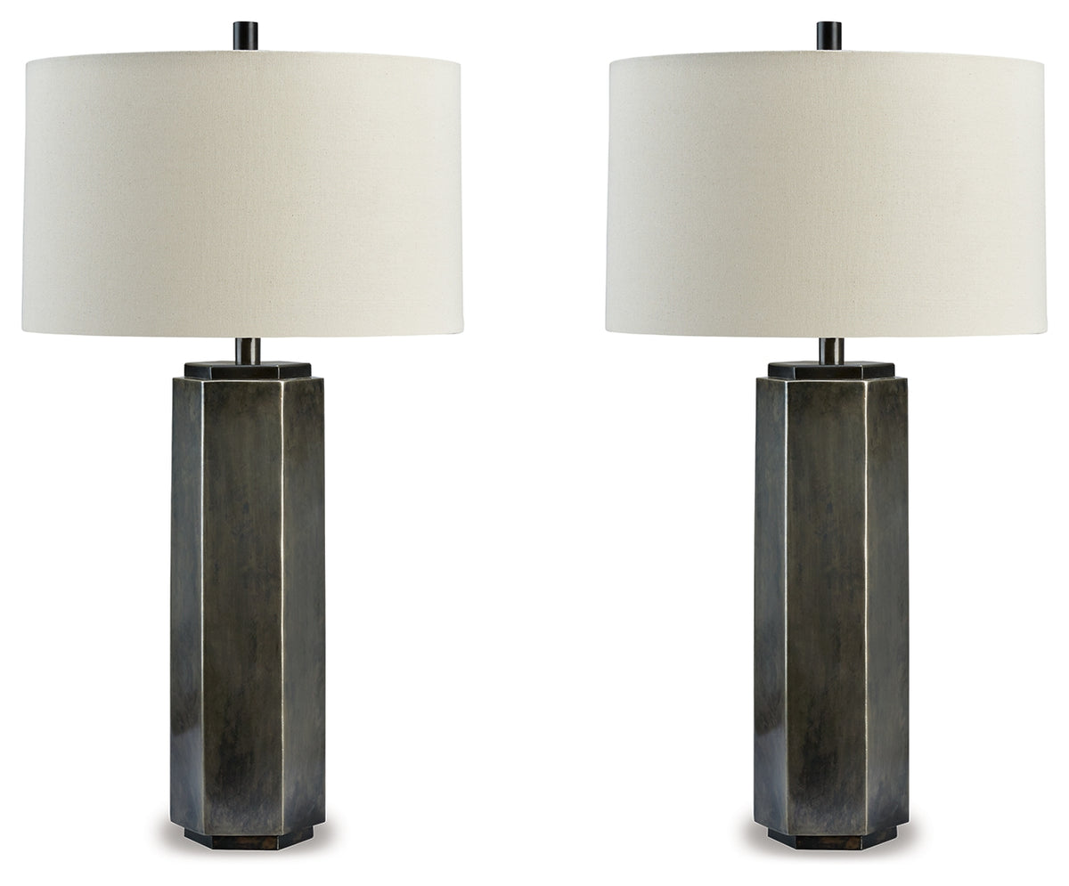 Diamond Furniture - Ashley Furniture - Dirkton Table Lamp (Set of 2) - Table Lamp (Set of 2) - L208324X2