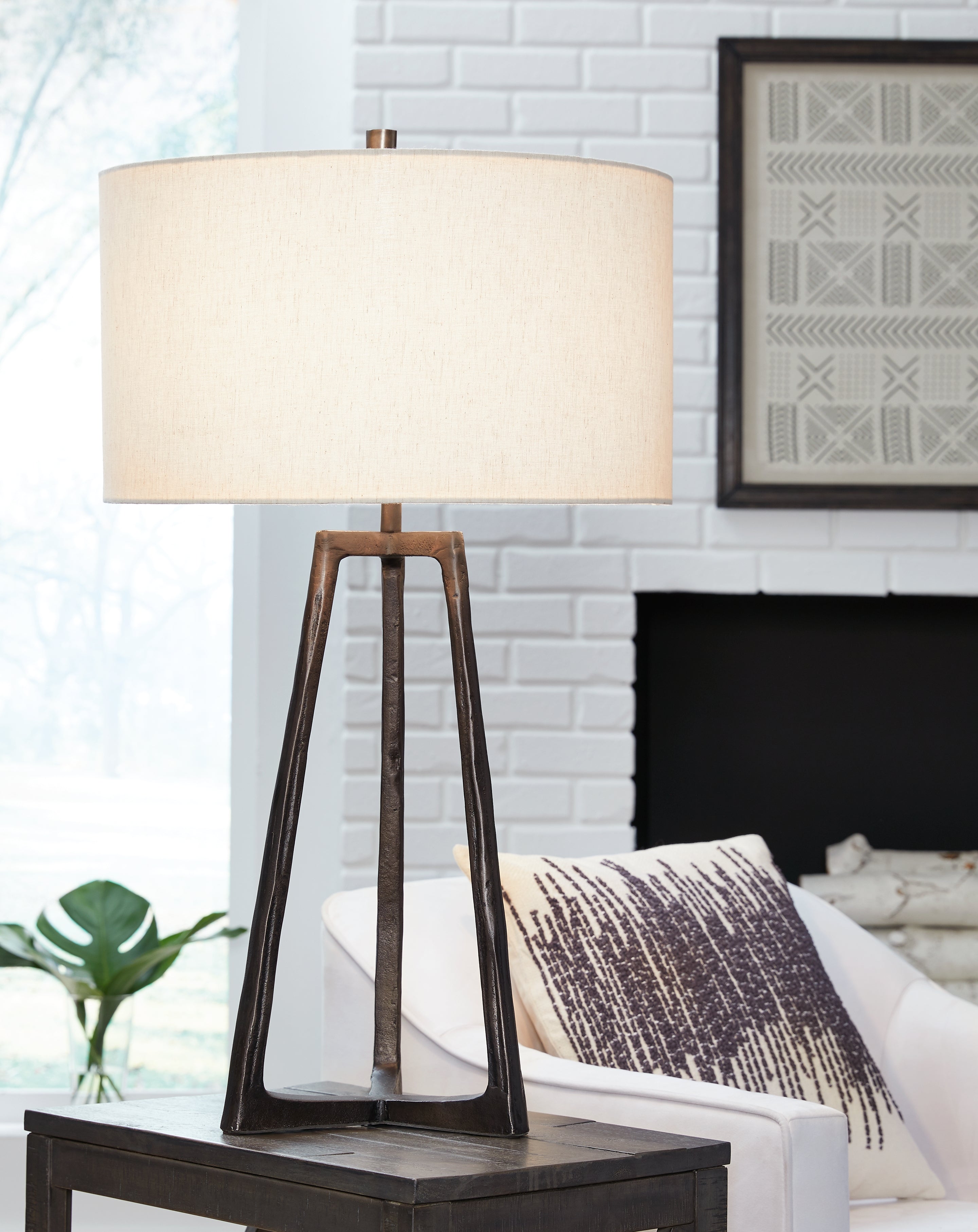Diamond Furniture - Ashley Furniture - Ryandale Lighting - Table Lamp (Set of 2) / Antique Black - L208344X2