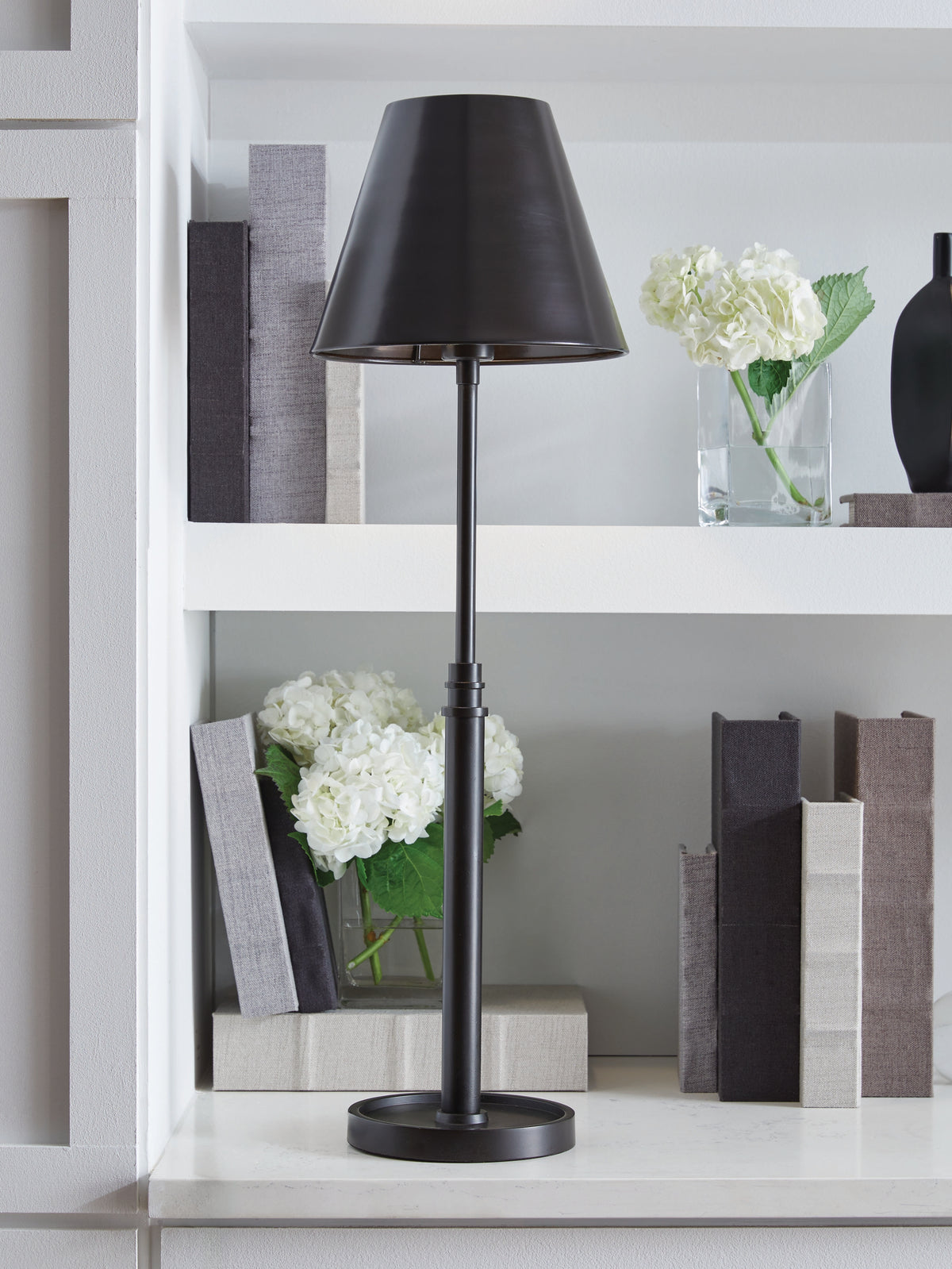 Diamond Furniture - Ashley Furniture - Wimner Lighting - Metal Table Lamp (1/CN) / Antique Bronze Finish - L208464