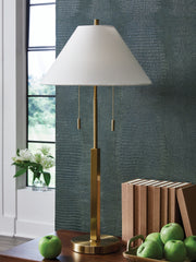 Diamond Furniture - Ashley Furniture - Haigwood Table Lamp - Metal Table Lamp (1/CN) - L208474
