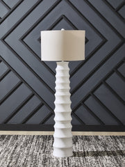 Diamond Furniture - Ashley Furniture - Veraleigh Lighting - Poly Floor Lamp (1/CN) / White - L235851