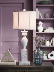 Diamond Furniture - Ashley Furniture - Madsbrook Lighting - Poly Floor Lamp (1/CN) / Antique White - L235921
