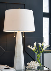 Diamond Furniture - Ashley Furniture - Laurellen Lighting - 2-Piece Lamp Set / White - L429064X2