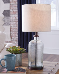 Diamond Furniture - Ashley Furniture - Bandile Lighting - Table Lamp (Set of 2) / Clear/Bronze Finish - L430674X2