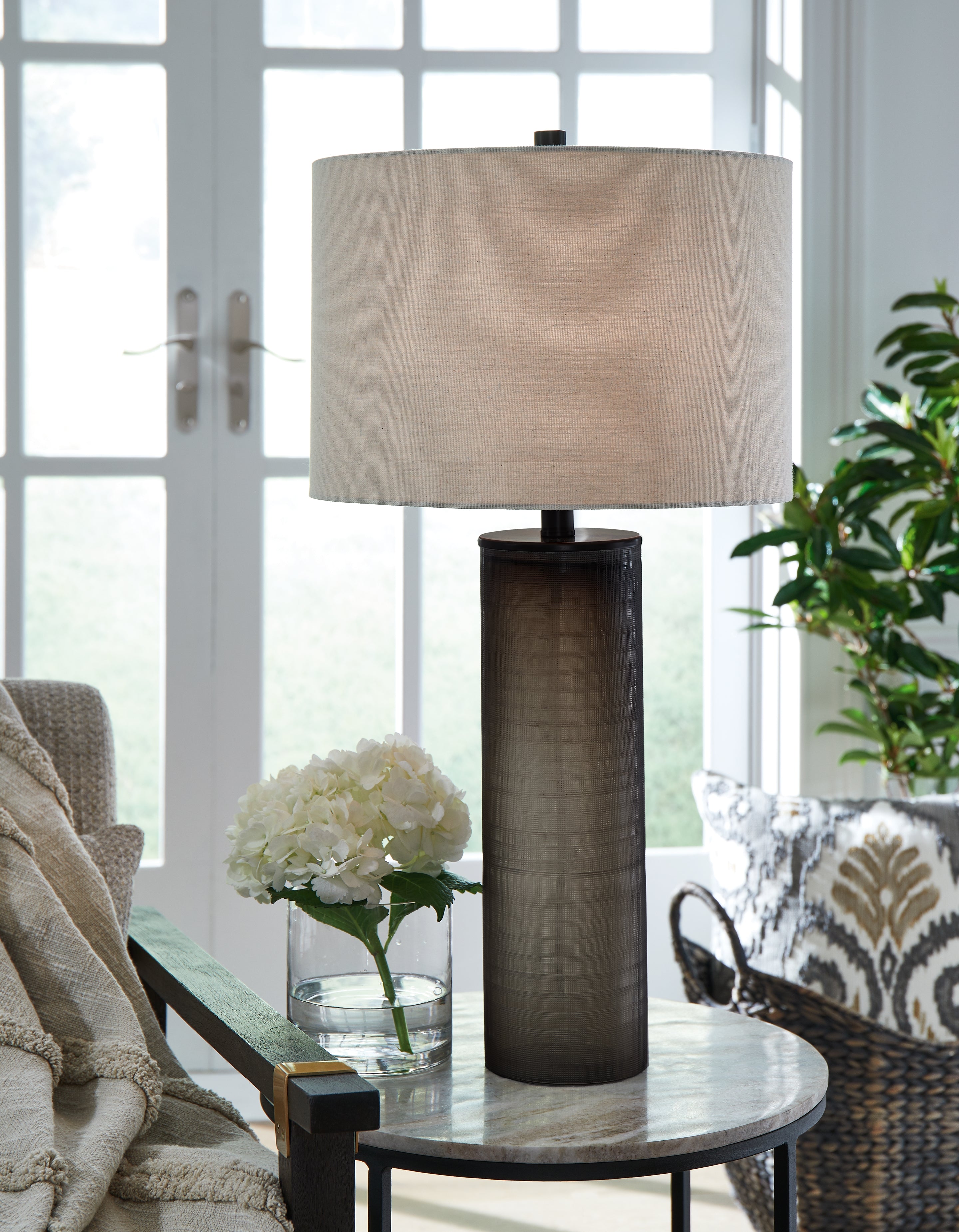 Diamond Furniture - Ashley Furniture - Dingerly Lighting - Table Lamp (Set of 2) / Brown - L430824X2