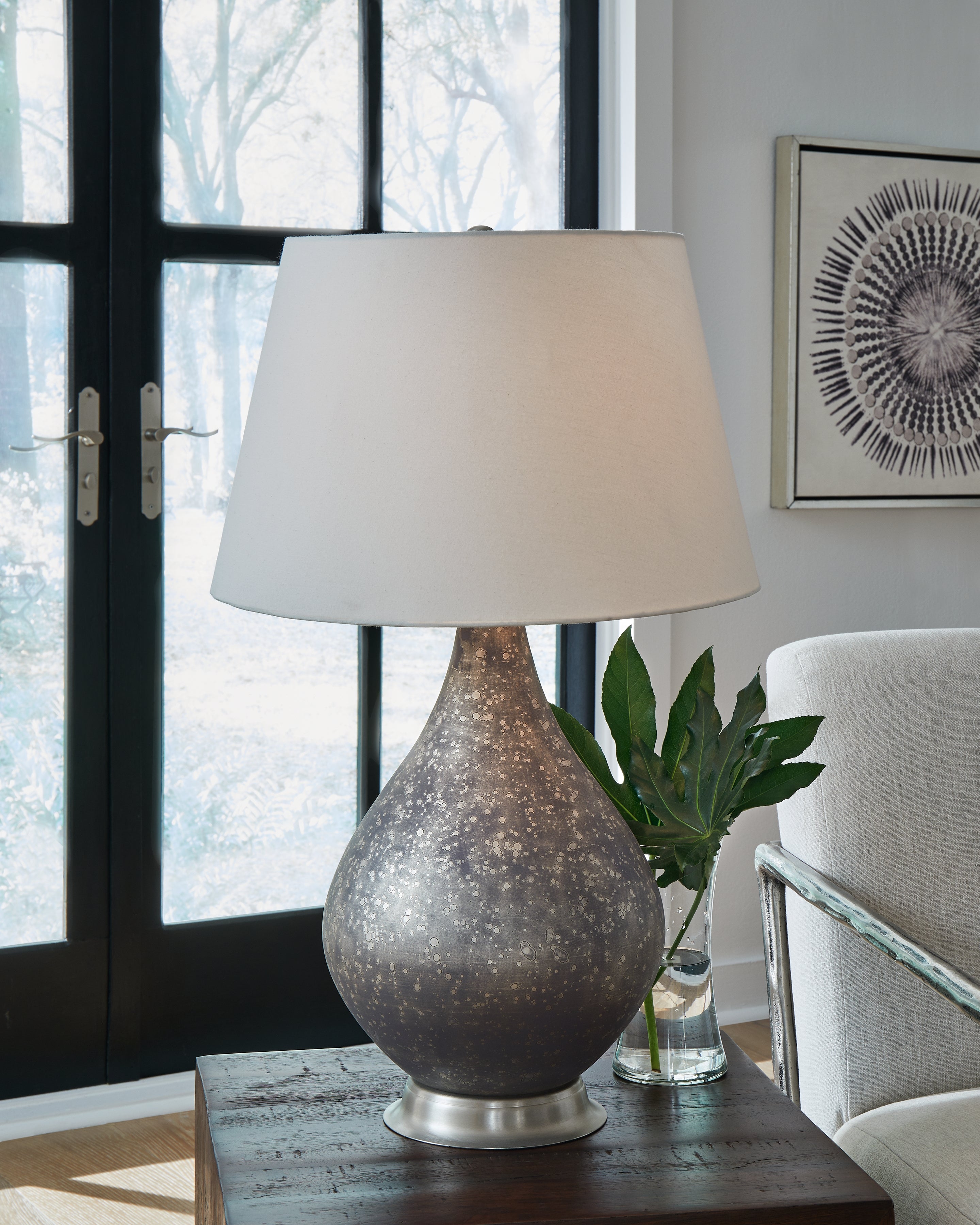 Diamond Furniture - Ashley Furniture - Bluacy Lighting - Table Lamp (Set of 2) / Antique Gray - L430834X2