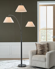 Diamond Furniture - Ashley Furniture - Gibbswellner Arc Lamp - Metal Arc Lamp (1/CN) - L725159
