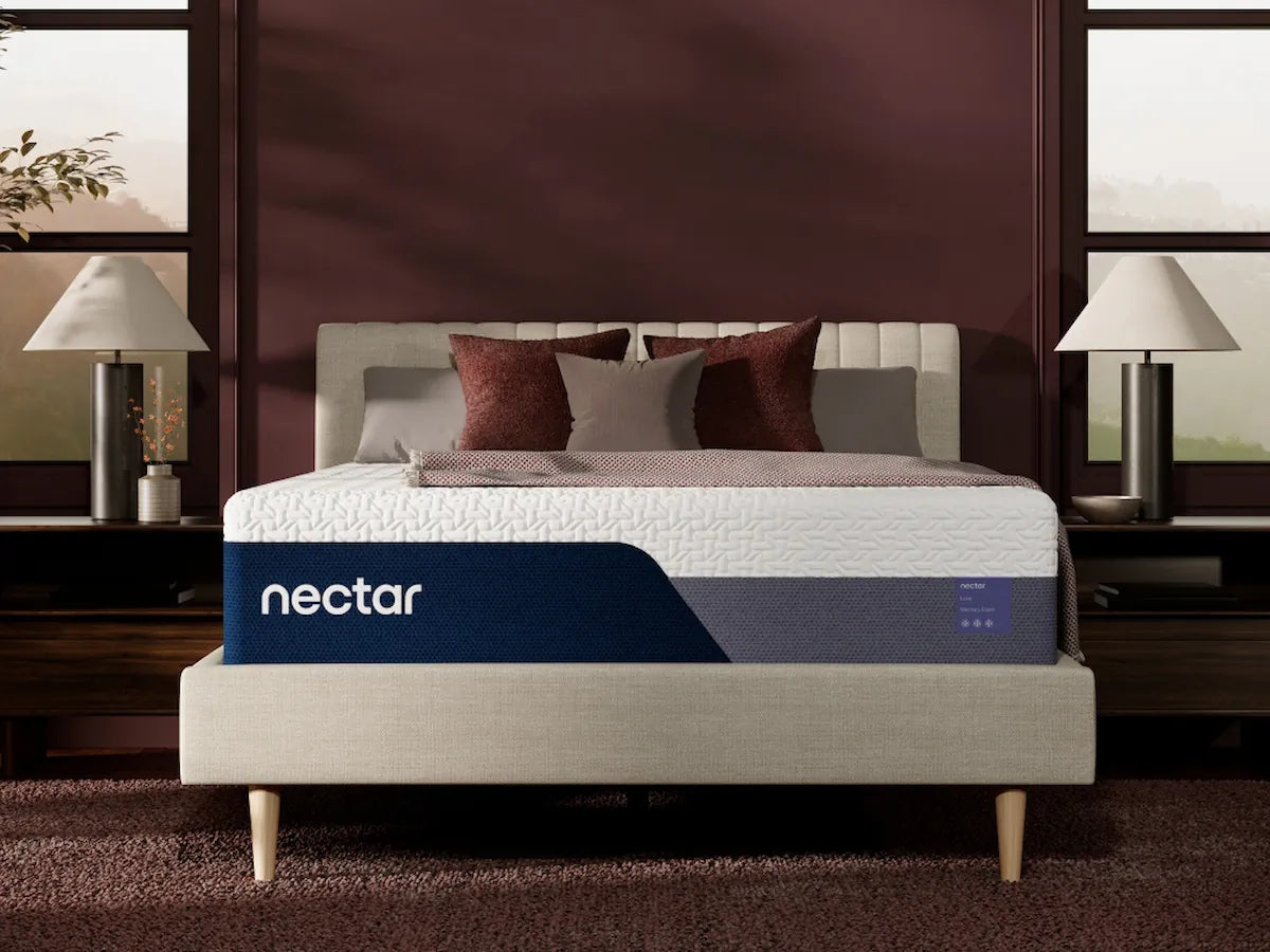Diamond Furniture - Ashley Furniture - Nectar Luxe Memory Foam 5.1 Mattresses - Queen / White - M12731