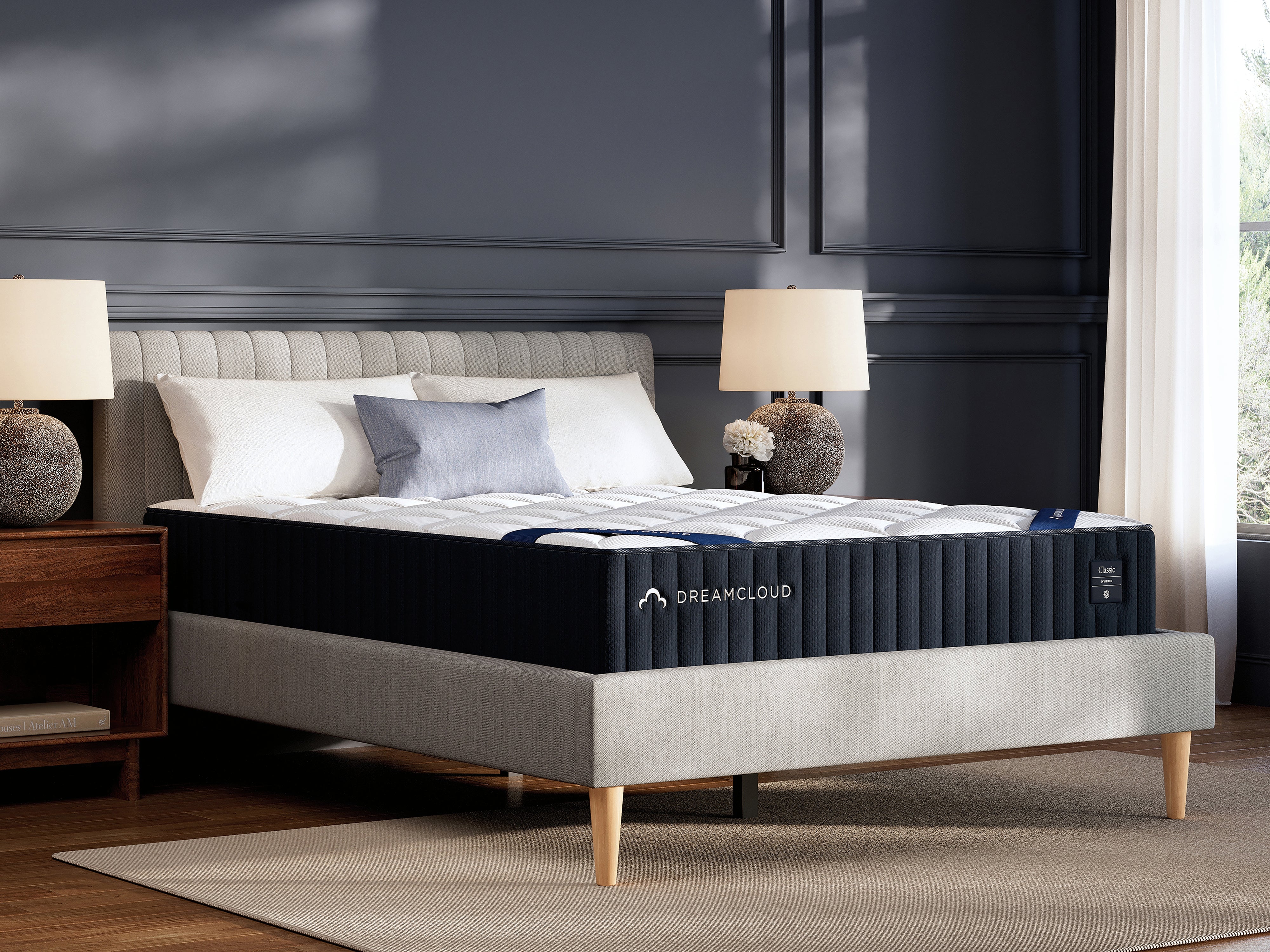 Diamond Furniture - Ashley Furniture - DreamCloud Hybrid Classic 4.0 Mattresses - California King / White - M13551