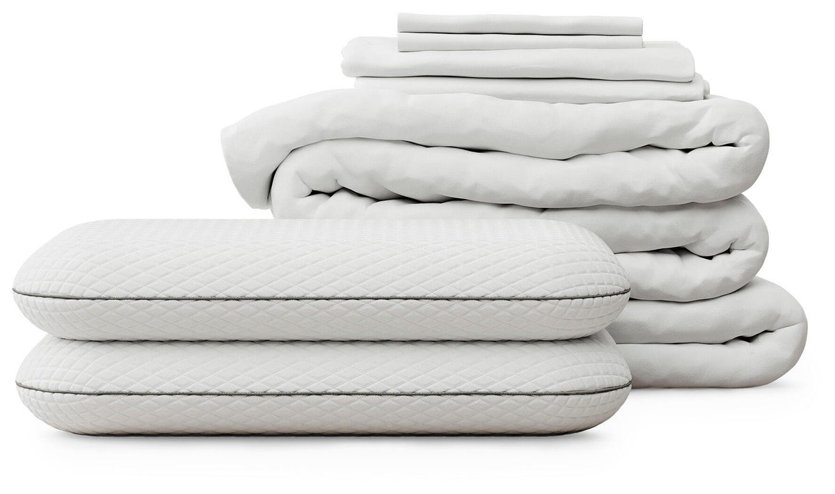 Diamond Furniture - Ashley Furniture - RH Mattress Protect Bundle Queen Bedding Bundle - Queen Bedding Bundle - M1B0131