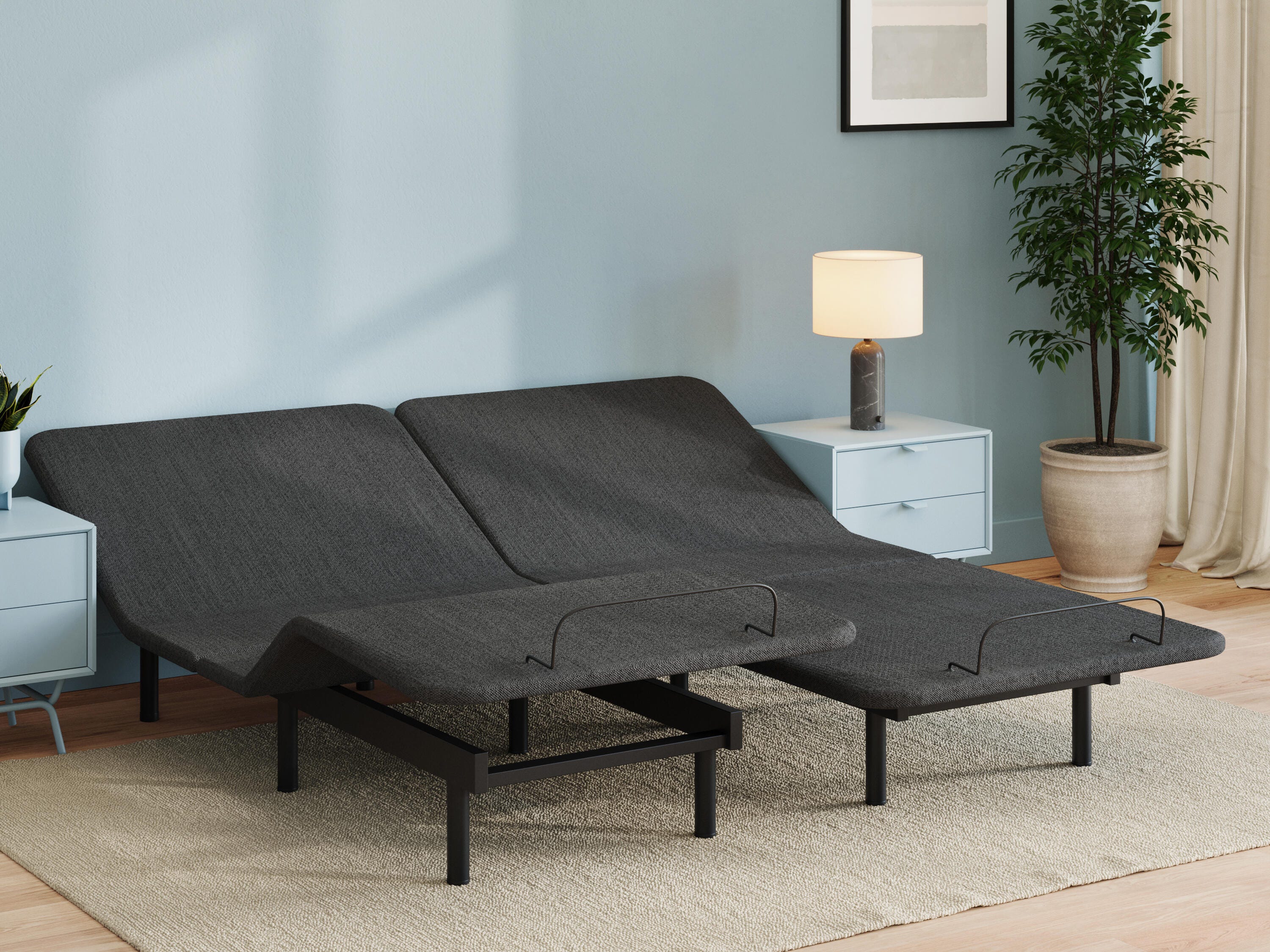 Diamond Furniture - Ashley Furniture - Comfort Classic Adj Base Split California King Adjustable Base - Split Cal King Adjustable Base - M1X1192