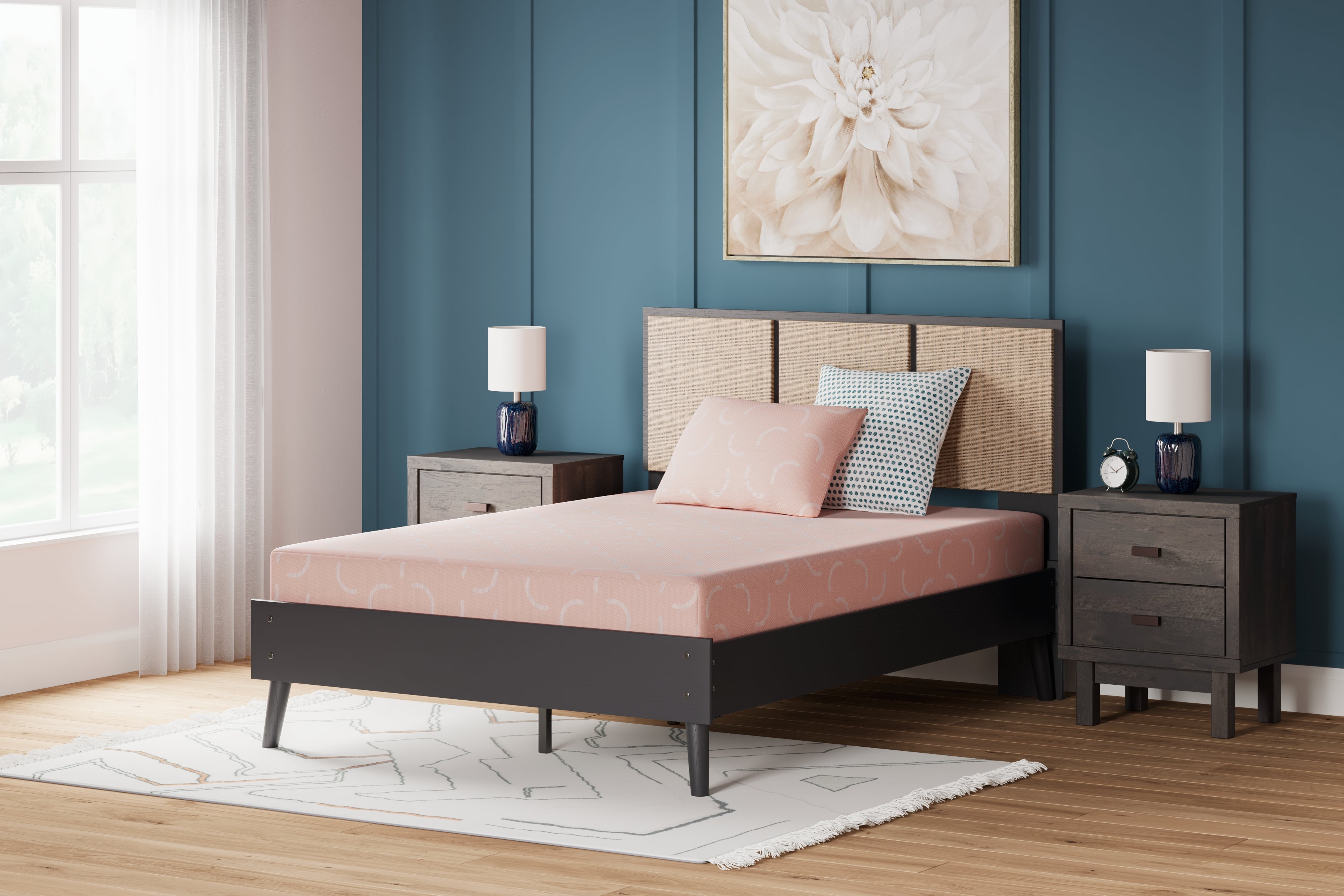 Diamond Furniture - Ashley Furniture - iKidz Coral Mattresses - Twin and Pillow 2/CN / Coral - M43111