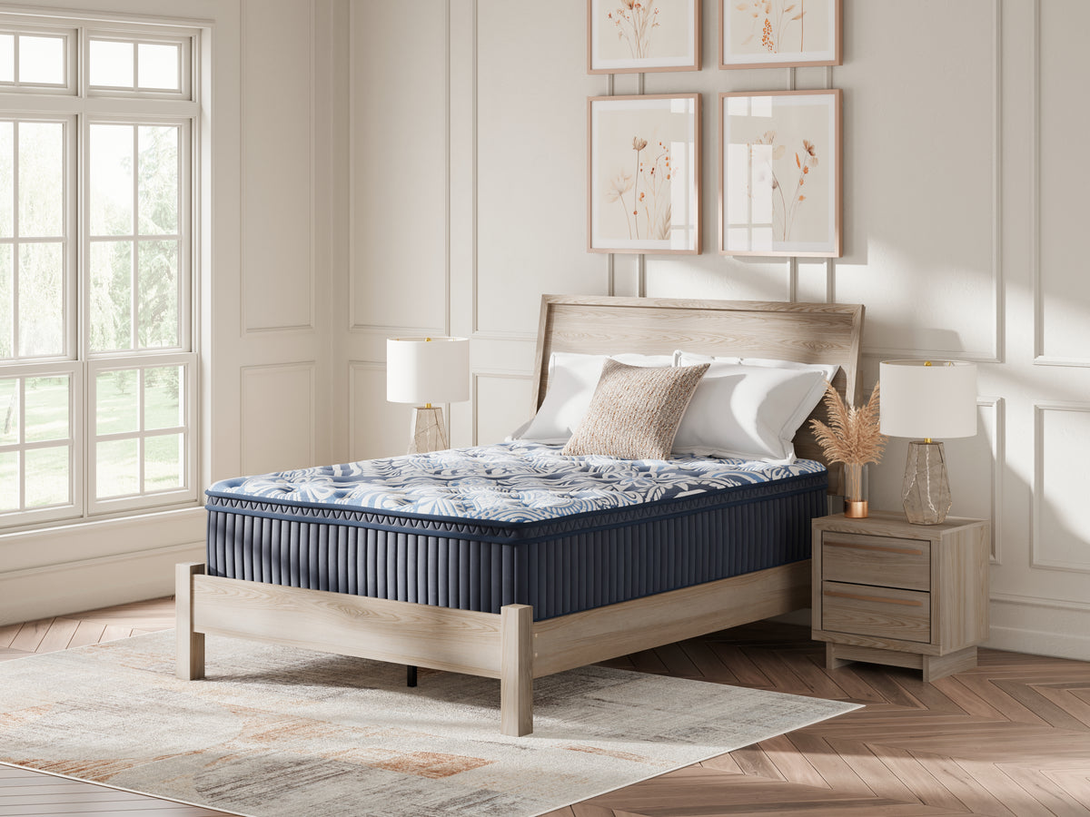 Diamond Furniture - Ashley Furniture - Plush Luxe 2.0 Mattresses - Queen / Blue - M49731
