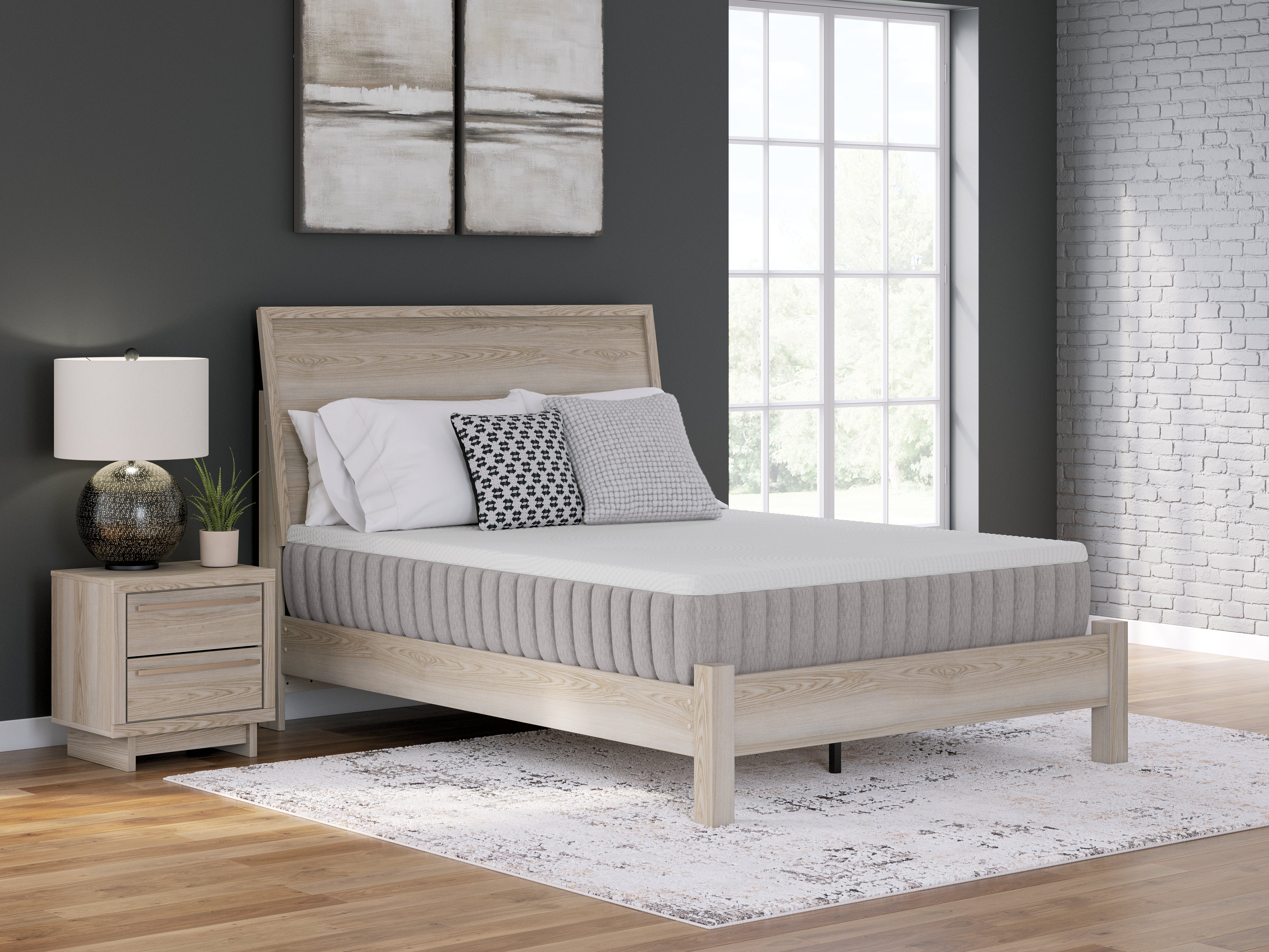 Diamond Furniture - Ashley Furniture - Terra Sleep Medium Mattresses - Queen / White - M52331