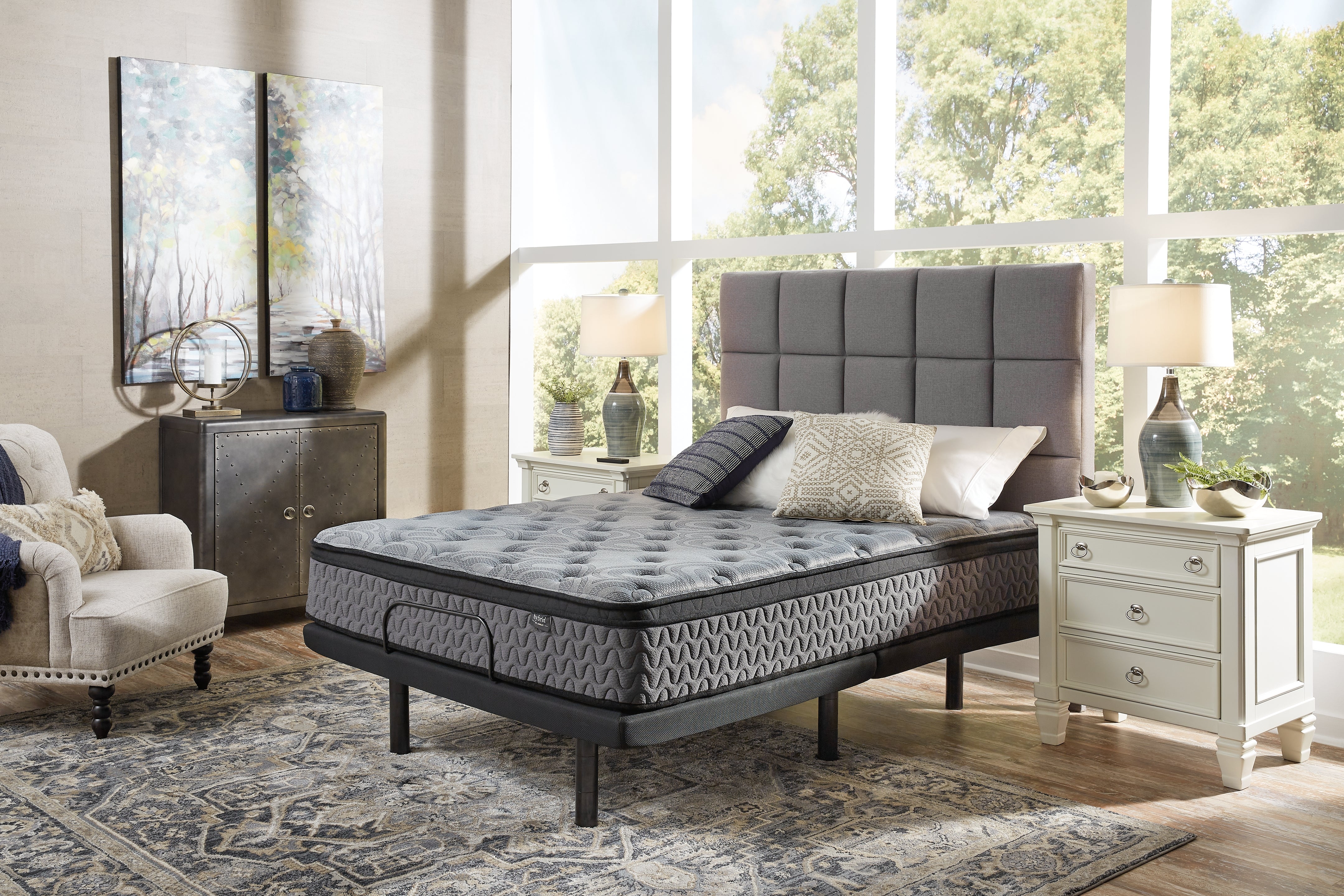 Diamond Furniture - Ashley Furniture - Augusta2 Mattresses - Full / Gray - M52521