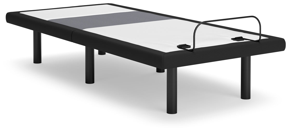 Diamond Furniture - Ashley Furniture - Best Base with Lumbar and Audio Twin XL Adjustable Base - TXL Adjustable Base / Charcoal Gray - M5X572
