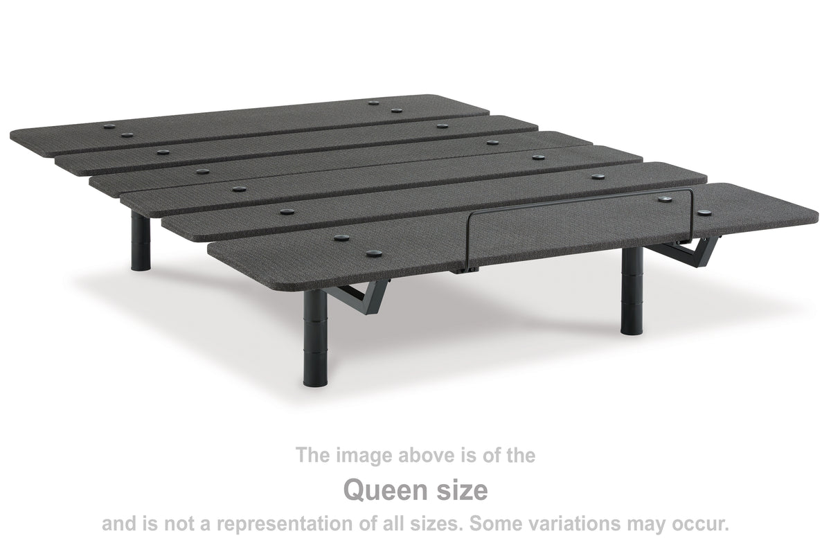 Diamond Furniture - Ashley Furniture - Cosmic Power Base Twin XL Adjustable Base - Twin XL Adjustable Base / Black - M8X272