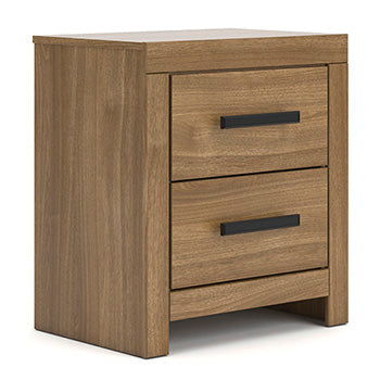 Diamond Furniture - Ashley Furniture - Broachmyn Nightstand - Two Drawer Night Stand / Auburn - PCB1116-92