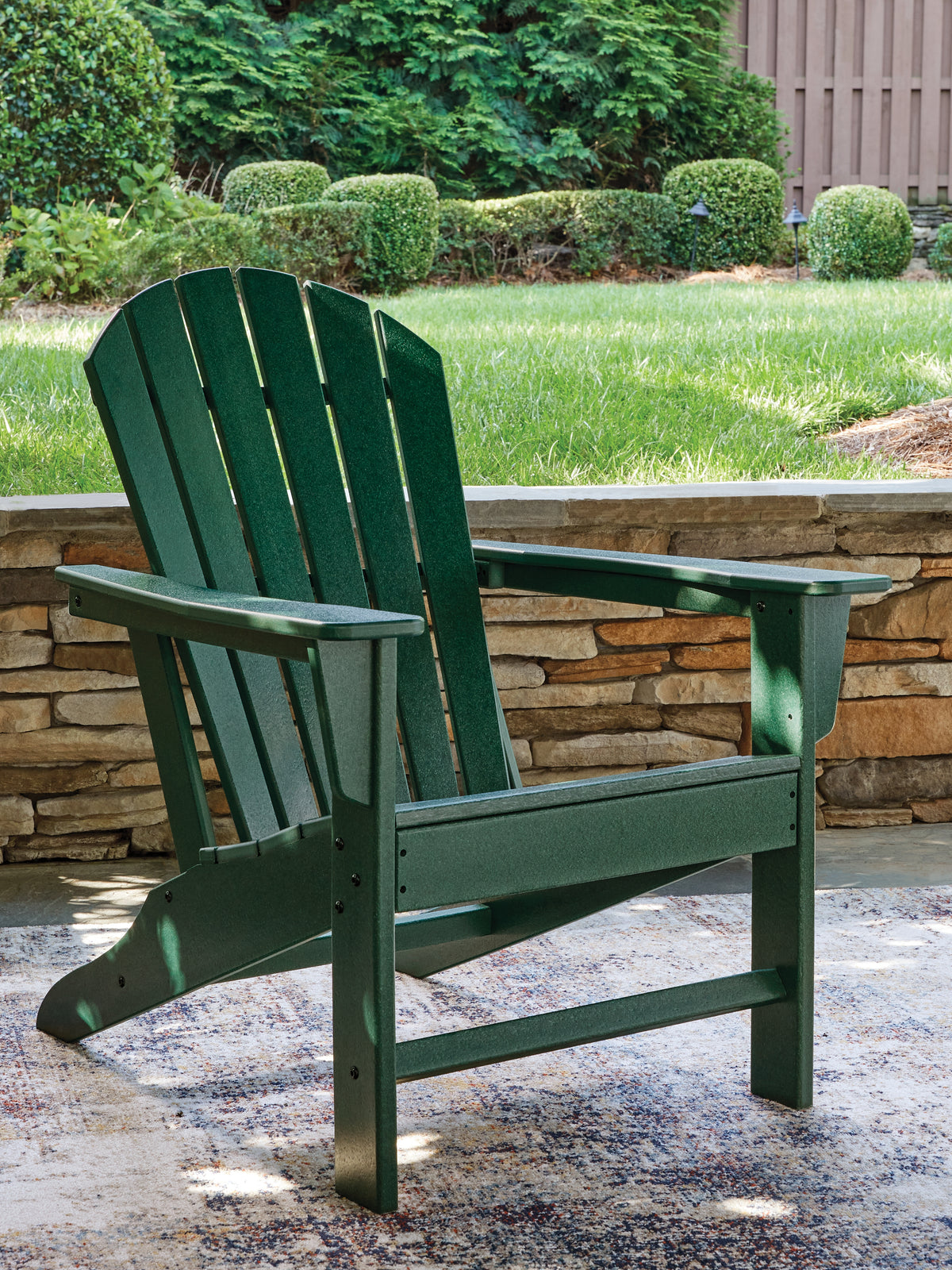 Diamond Furniture - Ashley Furniture - Sundown Shores Outdoor - Adirondack Chair / Green - PCP007-898