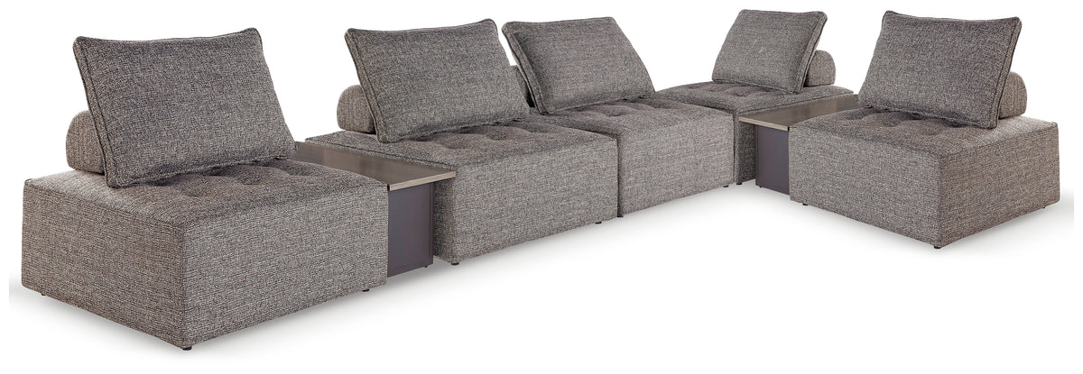 Diamond Furniture - Ashley Furniture - Bree Zee 7-Piece Outdoor Modular Seating - 7-Piece Outdoor Modular Seating - P160P13