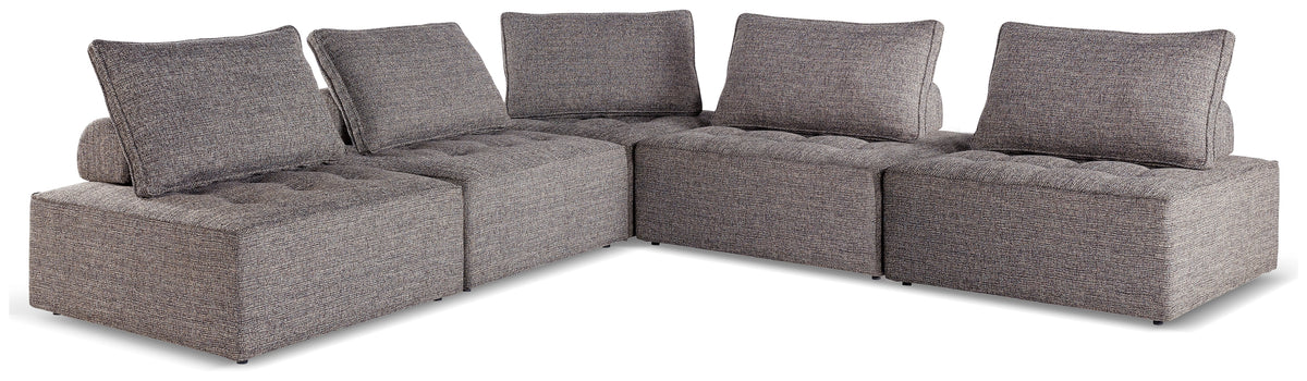 Diamond Furniture - Ashley Furniture - Bree Zee 5-Piece Outdoor Modular Seating - 5-Piece Outdoor Modular Seating - P160P10