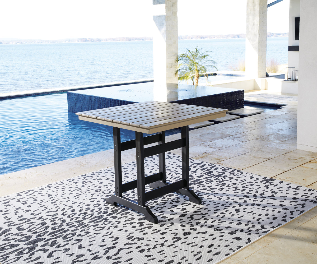 Diamond Furniture - Ashley Furniture - Fairen Trail Outdoor Counter Height Dining Table - Square Counter TBL w/UMB OPT - P211-632