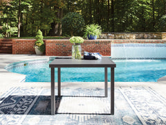 Diamond Furniture - Ashley Furniture - Rocky Creek Outdoor Dining Table - Square Dining Table w/UMB OPT - PCP326-615