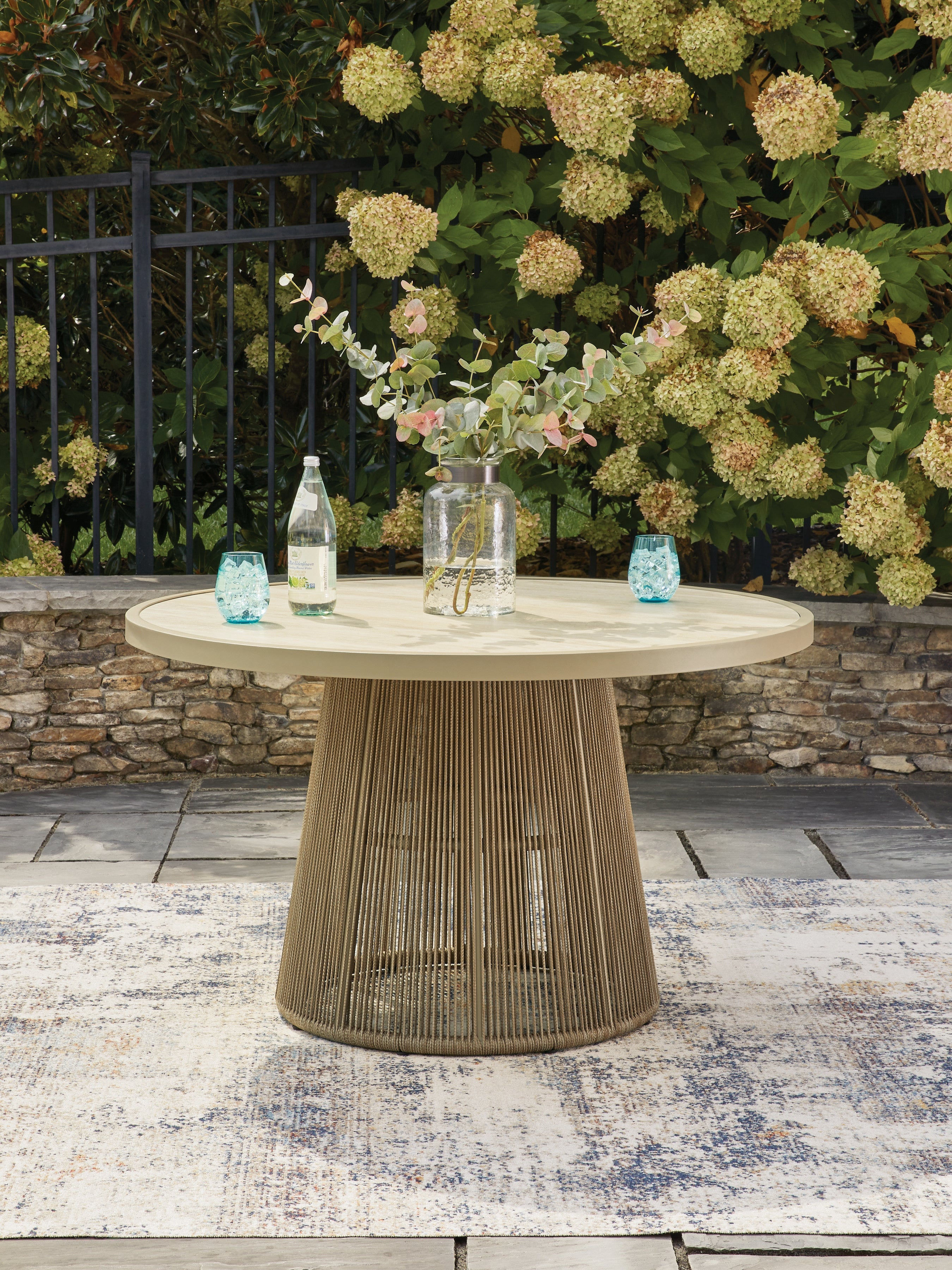 Diamond Furniture - Ashley Furniture - Orchard Beach Outdoor Dining Table - Outdoor Dining Table - PCP373P2