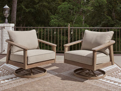 Diamond Furniture - Ashley Furniture - Harmony Headlands Outdoor Swivel Lounge with Cushion - Swivel Lounge w/ Cushion - PCP428-821
