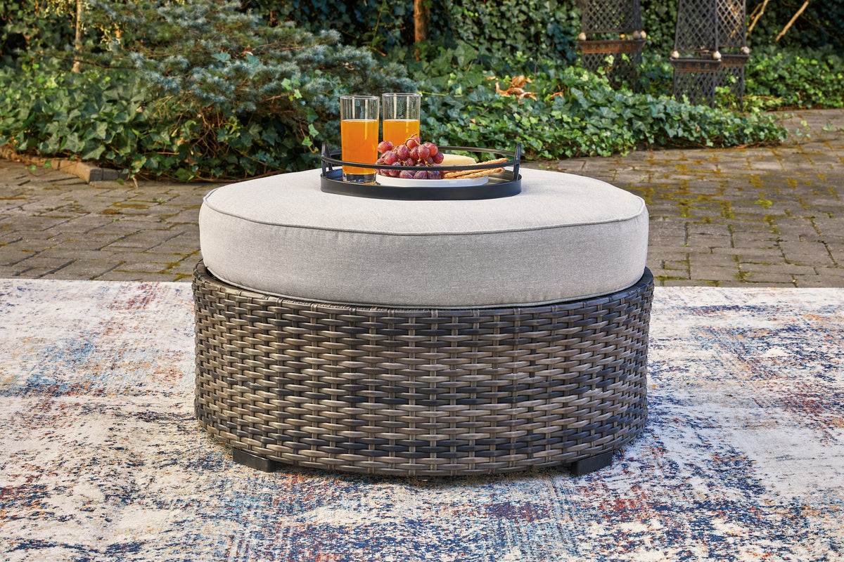 Diamond Furniture - Ashley Furniture - Harbor Court Outdoor - Corner with Cushion (Set of 2) / Gray - P459-877