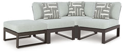 Diamond Furniture - Ashley Furniture - Beachloft 4-Piece Outdoor Sectional - 4-Piece Outdoor Sectional - P490P7