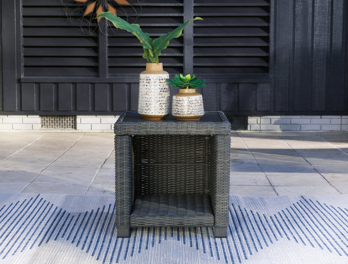 Diamond Furniture - Ashley Furniture - Elite Park Outdoor End Table - Square End Table - P518-702