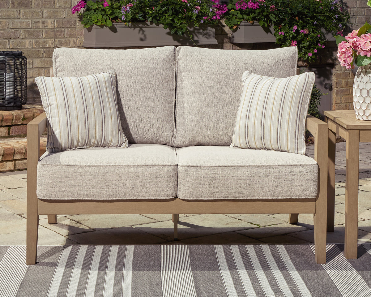 Diamond Furniture - Ashley Furniture - Hallow Creek Outdoor - Square End Table / Driftwood - P560-702