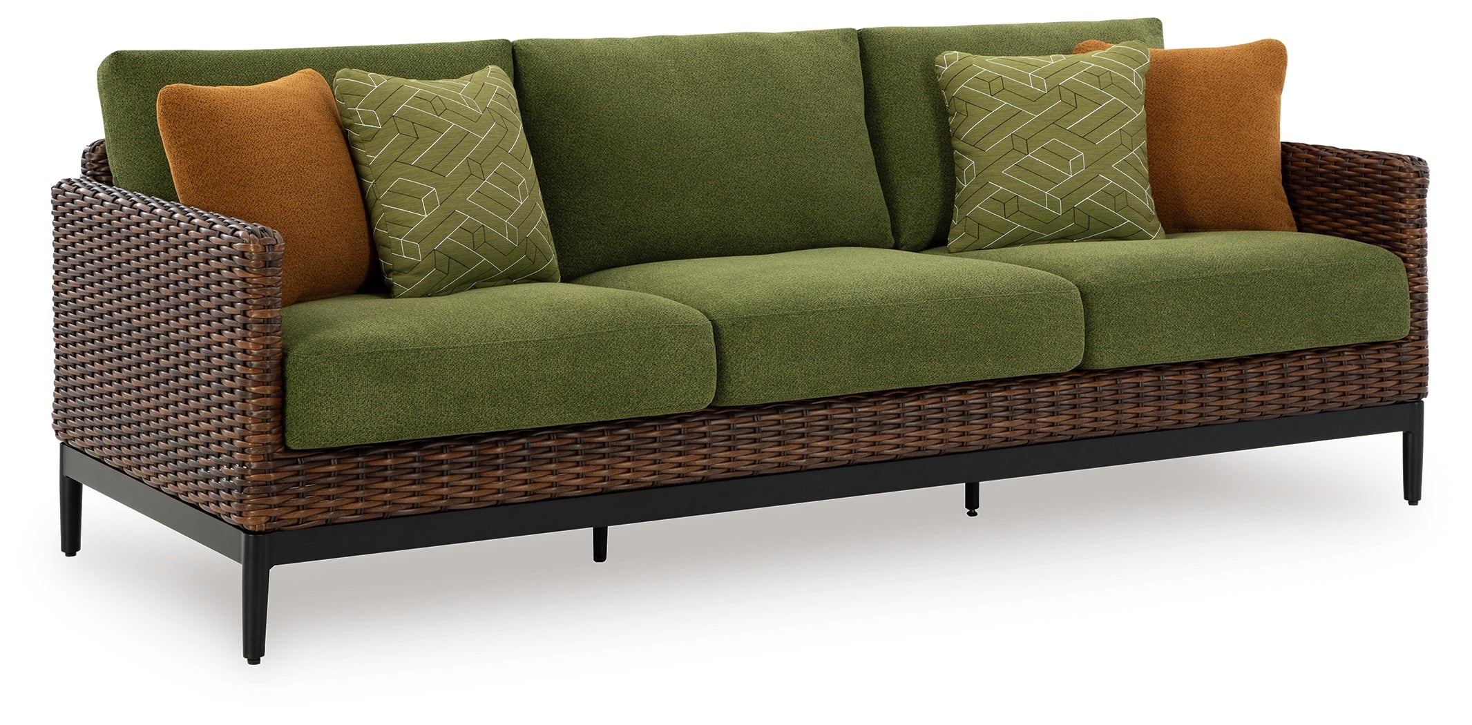 Horizon Hall Outdoor Sofa, 2 Lounge Chairs, Ottoman and Coffee Table