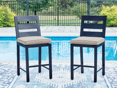 Diamond Furniture - Ashley Furniture - East Beach Outdoor Counter Height Bar Stool (Set of 2) - Barstool (Set of 2) - PCP587-124
