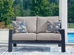 Diamond Furniture - Ashley Furniture - East Beach Outdoor Loveseat with Cushion - Loveseat w/Cushion - PCP587-835