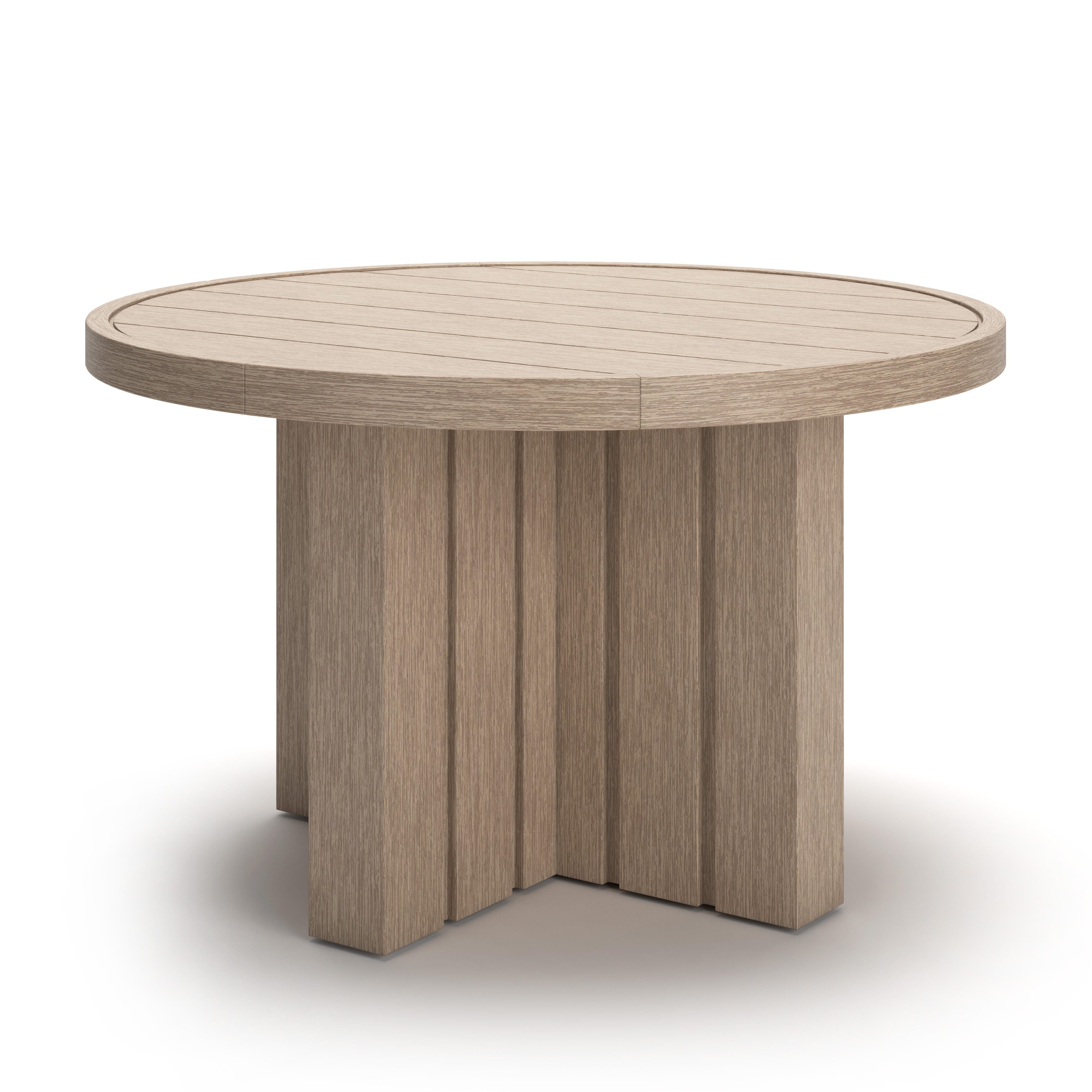 Diamond Furniture - Ashley Furniture - Thunder Trails Outdoor Dining Table - Round Dining Table - PCP612-615