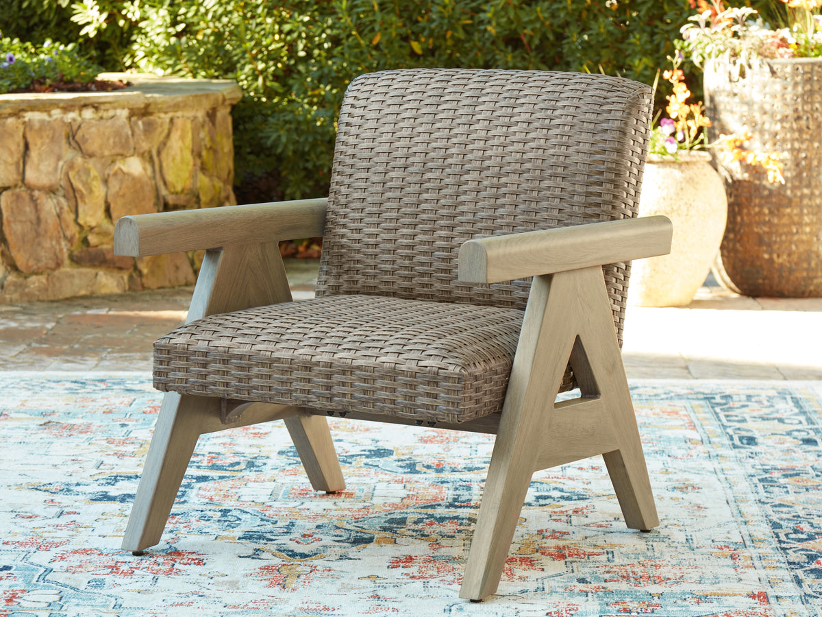 Diamond Furniture - Ashley Furniture - Cliff Trails Outdoor Rocking Lounge Chair - Rocking Lounge Chair - PCP690-821