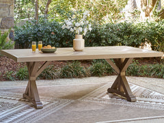 Diamond Furniture - Ashley Furniture - Laguna Heights Outdoor Dining Table - RECT Dining Table w/UMB OPT - PCP790-625