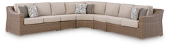 Diamond Furniture - Ashley Furniture - Laguna Heights 5-Piece Outdoor Sectional - 5-Piece Outdoor Sectional - PCP790P3
