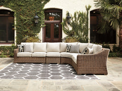 Diamond Furniture - Ashley Furniture - Beachcroft 4-Piece Outdoor Seating Set - 4-Piece Outdoor Seating Set - P791P7